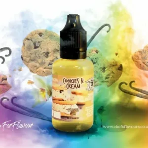 Chefs Flavours - Concentré Cookie and cream 30 ml (pack de 3)