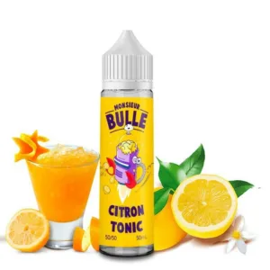 E liquide Citron Tonic 50ML LIquideo Monsieur Bulle