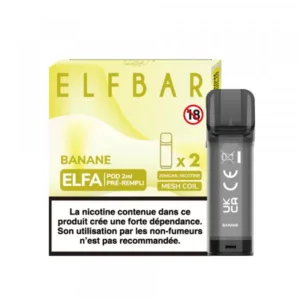 Pod Banane 2ml Elfa - ElfBar (pack de 2)