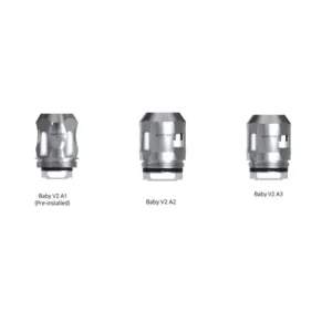 TFV8 BABY V2 Résistance / 3pcs - SMOKTECH : . - BABY V2 A2 /0.20OHMS